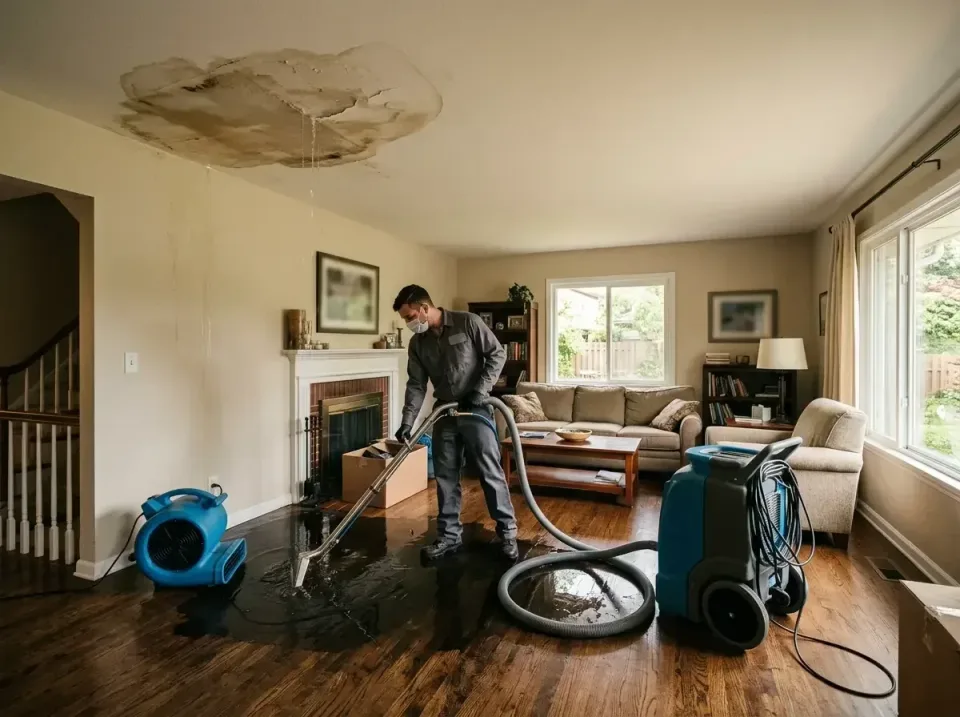 attic-pipe-burst-ceiling-drip-008 — frequently asked questions, Water Damage Restoration & Carpet Care in Petal, MS